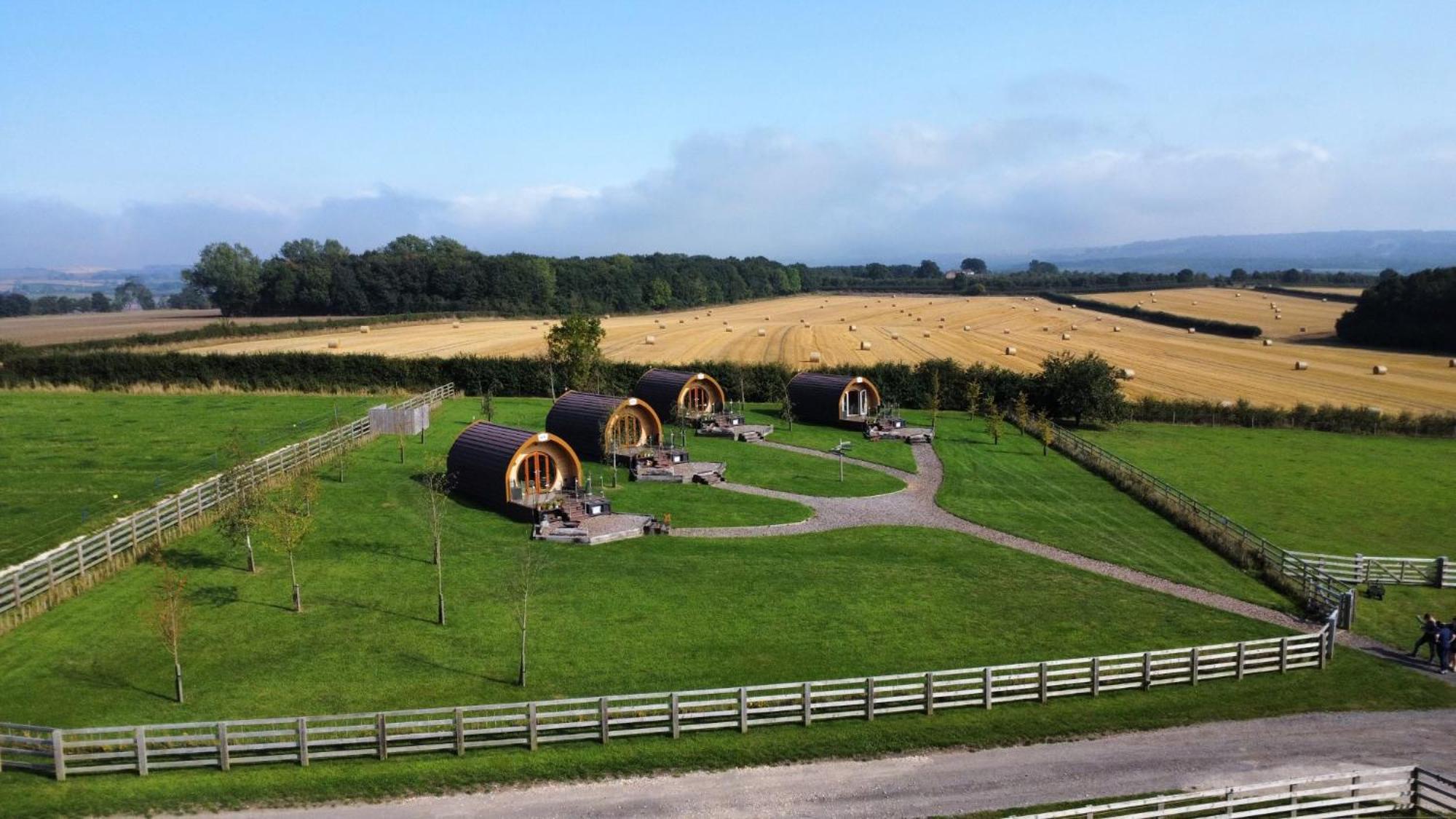 Villa Mingle Dale- Bugthorpe Grange Glamping Stamford Bridge Esterno foto